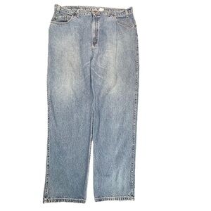 Vintage Levi’s  Blue Jeans 545 44x34 Loose Fit Baggy Brown Tab 90s